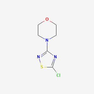 B1425123 4-(5-Chloro-[1,2,4]thiadiazol-3-yl)-morpholine CAS No. 887623-92-9