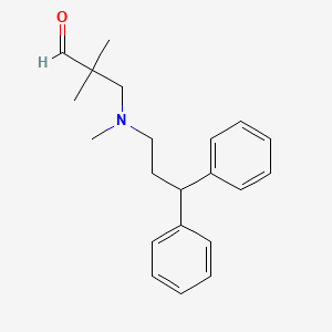 3-[(3,3-Diphenylpropyl)(methyl)amino]-2,2-dimethylpropanal