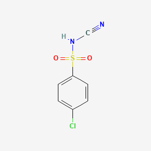 Benzenesulfonamide, 4-chloro-N-cyano-