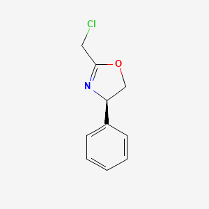 (4R)-2-(chloromethyl)-4-phenyl-4,5-dihydro-1,3-oxazole