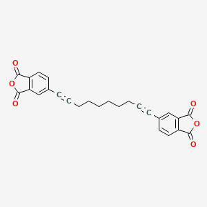 1,3-Isobenzofurandione, 5,5'-(1,9-decadiyne-1,10-diyl)bis-