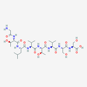 L-Serine, glycyl-L-threonyl-L-leucyl-L-valyl-L-threonyl-L-valyl-L-seryl-