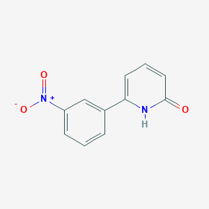 molecular formula C11H8N2O3 B1425153 6-(3-硝基苯基)吡啶-2-醇 CAS No. 1111110-56-5