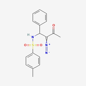 3-Diazonio-4-[(4-methylbenzene-1-sulfonyl)amino]-4-phenylbut-2-en-2-olate