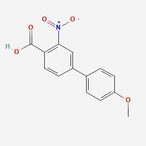 B1425158 4-(4-Methoxyphenyl)-2-nitrobenzoic acid CAS No. 669002-29-3