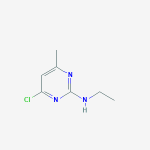 molecular formula C7H10ClN3 B1425173 4-氯-N-乙基-6-甲基嘧啶-2-胺 CAS No. 5748-33-4
