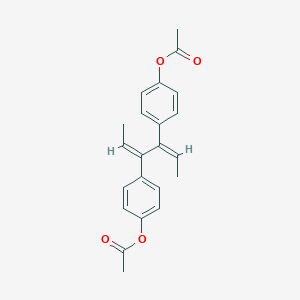 molecular formula C22H22O4 B142518 异二烯雌酚二乙酸酯 CAS No. 24705-62-2