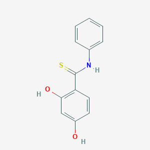 4-[Anilino(sulfanyl)methylidene]-3-hydroxycyclohexa-2,5-dien-1-one