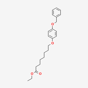 Ethyl 8-[4-(benzyloxy)phenoxy]octanoate