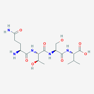 L-Glutaminyl-L-threonyl-L-seryl-L-valine