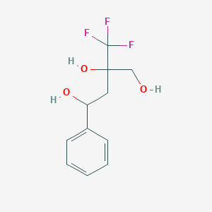 4-Phenyl-2-(trifluoromethyl)butane-1,2,4-triol