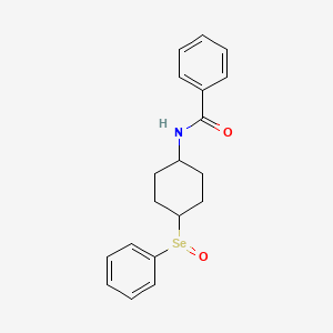 N-[4-(Benzeneseleninyl)cyclohexyl]benzamide