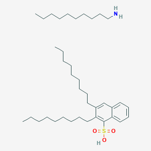 Decan-1-amine;2,3-di(nonyl)naphthalene-1-sulfonic acid