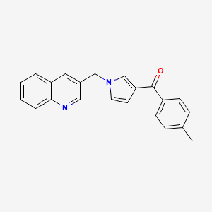 Methanone, (4-methylphenyl)[1-(3-quinolinylmethyl)-1H-pyrrol-3-yl]-