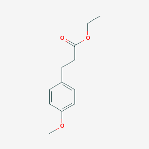 molecular formula C12H16O3 B142521 Ethyl 3-(4-methoxyphenyl)propanoate CAS No. 22767-72-2