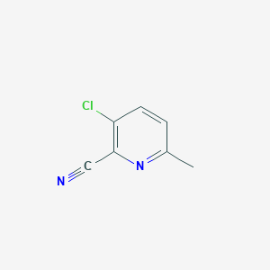 molecular formula C7H5ClN2 B1425211 3-Chloro-6-methylpicolinonitrile CAS No. 894074-81-8