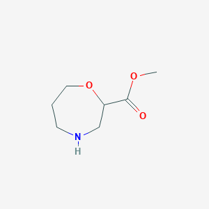 molecular formula C7H13NO3 B1425213 1,4-氧杂环戊烷-2-甲酸甲酯 CAS No. 1141669-57-9
