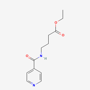 Ethyl 4-(pyridin-4-ylformamido)butanoate