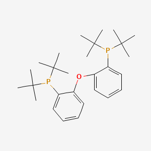 molecular formula C28H44OP2 B14252144 Ditert-butyl-[2-(2-ditert-butylphosphanylphenoxy)phenyl]phosphane CAS No. 338800-12-7