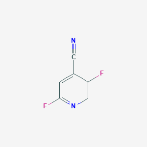 molecular formula C6H2F2N2 B1425216 2,5-二氟异烟腈 CAS No. 1214331-33-5