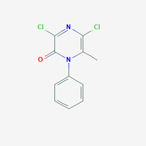 2(1H)-Pyrazinone, 3,5-dichloro-6-methyl-1-phenyl-