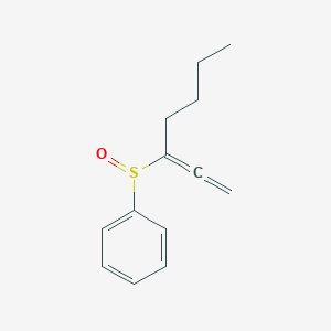 (Hepta-1,2-diene-3-sulfinyl)benzene