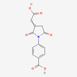 4-[3-(Carboxymethylidene)-2,5-dioxopyrrolidin-1-yl]benzoic acid