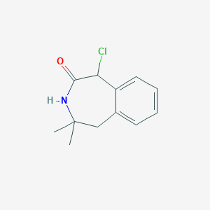 1-Chloro-4,4-dimethyl-1,3,4,5-tetrahydro-2H-3-benzazepin-2-one