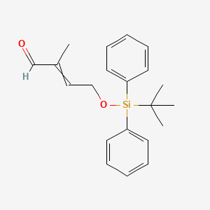 4-{[tert-Butyl(diphenyl)silyl]oxy}-2-methylbut-2-enal