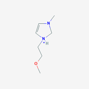 1-(2-Methoxyethyl)-3-methyl-2,3-dihydro-1H-imidazol-1-ium