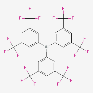 Tris[3,5-bis(trifluoromethyl)phenyl]alumane