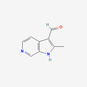 molecular formula C9H8N2O B1425244 2-methyl-1H-pyrrolo[2,3-c]pyridine-3-carbaldehyde CAS No. 933691-82-8