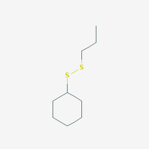 (Propyldisulfanyl)cyclohexane