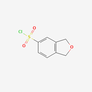 molecular formula C8H7ClO3S B1425247 1,3-Dihydro-2-benzofuran-5-sulfonyl chloride CAS No. 1151512-23-0