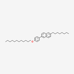 2-[4-(Dodecyloxy)phenyl]-6-octylnaphthalene