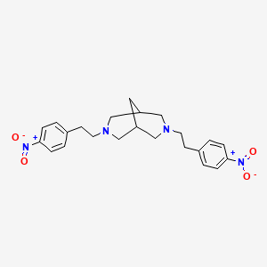 3,7-Diazabicyclo[3.3.1]nonane, 3,7-bis[2-(4-nitrophenyl)ethyl]-