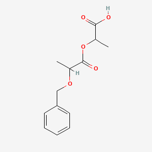 2-{[2-(Benzyloxy)propanoyl]oxy}propanoic acid