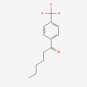 1-Hexanone, 1-[4-(trifluoromethyl)phenyl]-