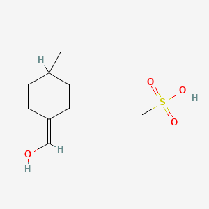 Methanesulfonic acid;(4-methylcyclohexylidene)methanol