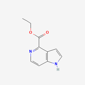 molecular formula C10H10N2O2 B1425261 ethyl 1H-pyrrolo[3,2-c]pyridine-4-carboxylate CAS No. 1167056-36-1