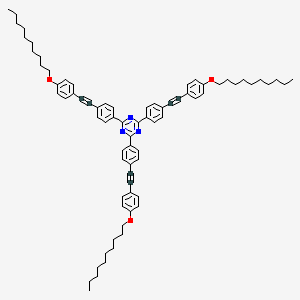 2,4,6-Tris(4-{[4-(decyloxy)phenyl]ethynyl}phenyl)-1,3,5-triazine