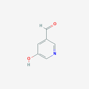 molecular formula C6H5NO2 B1425263 5-羟基烟醛 CAS No. 1060804-48-9