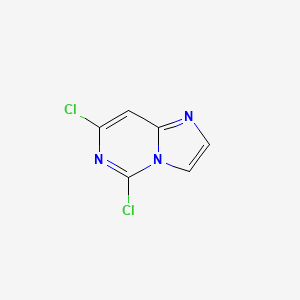 molecular formula C6H3Cl2N3 B1425267 5,7-Dichloroimidazo[1,2-c]pyrimidine CAS No. 85989-61-3