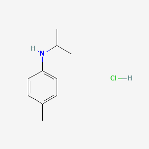 molecular formula C10H16ClN B1425269 4-甲基-N-(丙烷-2-基)苯胺盐酸盐 CAS No. 104294-53-3