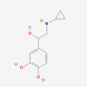 B142527 4-[2-(Cyclopropylamino)-1-hydroxyethyl]benzene-1,2-diol CAS No. 127560-11-6