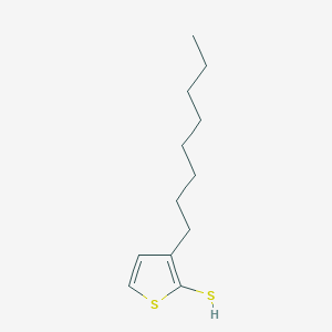 molecular formula C12H20S2 B14252720 3-Octylthiophene-2-thiol CAS No. 358967-81-4