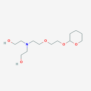 molecular formula C13H27NO5 B14252823 Ethanol, 2,2'-[[2-[2-[(tetrahydro-2H-pyran-2-yl)oxy]ethoxy]ethyl]imino]bis- CAS No. 397246-47-8