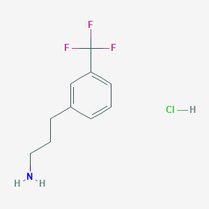 B1425287 3-[3-(Trifluoromethyl)phenyl]propan-1-amine hydrochloride CAS No. 104774-93-8