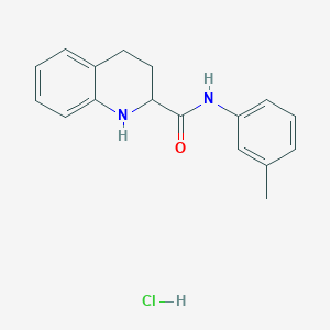 molecular formula C17H19ClN2O B1425288 N-(3-甲基苯基)-1,2,3,4-四氢喹啉-2-甲酰胺盐酸盐 CAS No. 1251923-17-7