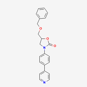 5-[(Benzyloxy)methyl]-3-[4-(pyridin-4-yl)phenyl]-1,3-oxazolidin-2-one